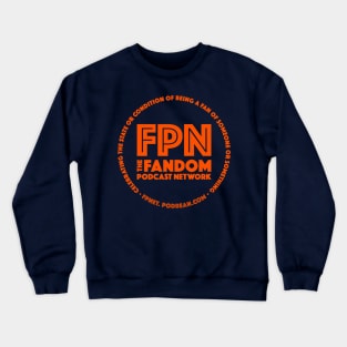 Fandom Podcast Network Orange Crewneck Sweatshirt